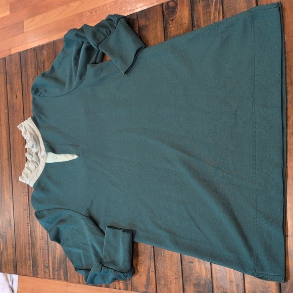 Pomander Place Charlotte Terry Dress Ruffle Collar Tuckernuck - Picture 3 of 11